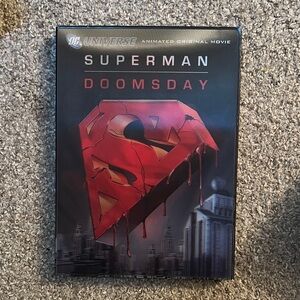 Superman Doomsday Animated Movie DVD / has lenticular slipcover